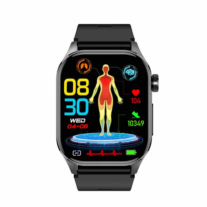 SmartHealth Smartwatch – ECG-, bloeddruk- en hartslagmeter – Compatibel met iOS en Android 8