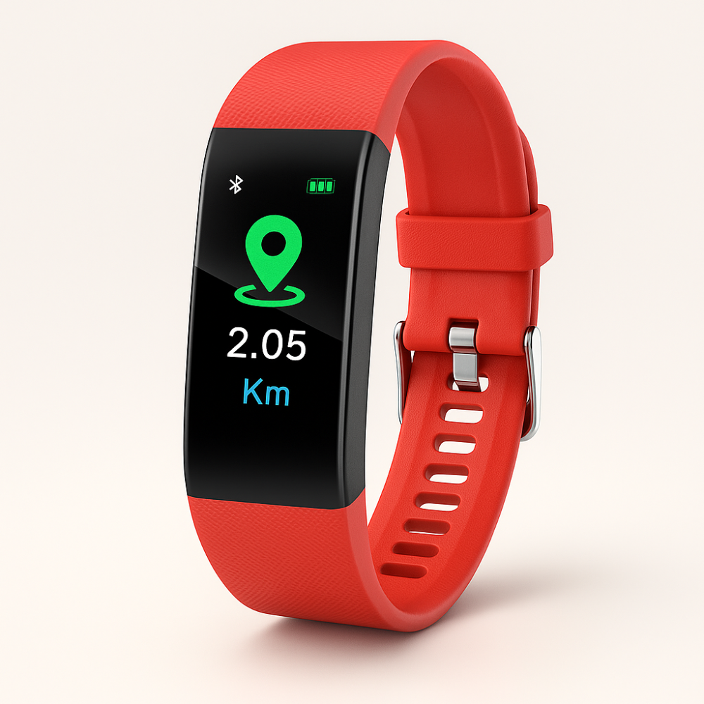 Smartwatch voor Senioren met Gezondheidstracker en LED-Display