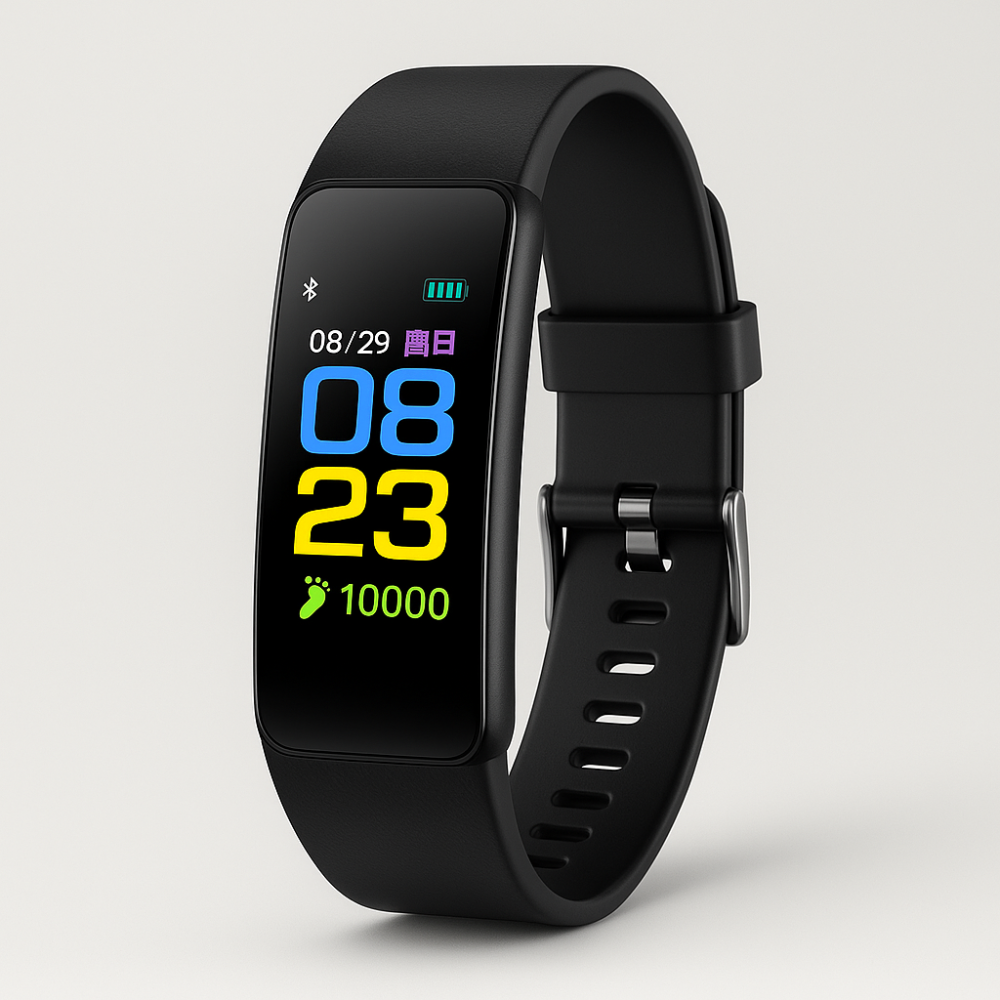Smartwatch voor Senioren met Gezondheidstracker en LED-Display