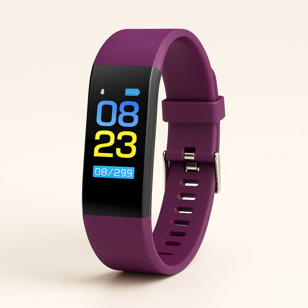 Smartwatch voor Senioren met Gezondheidstracker en LED-Display