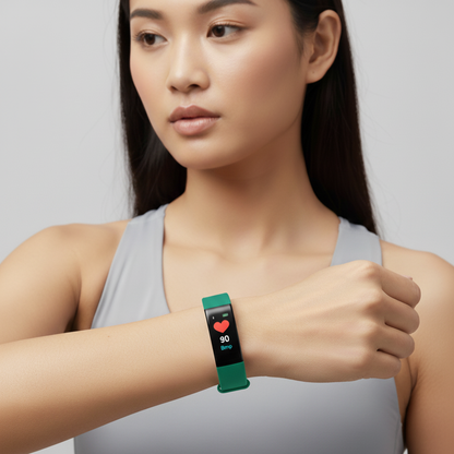 Smartwatch voor Senioren met Gezondheidstracker en LED-Display
