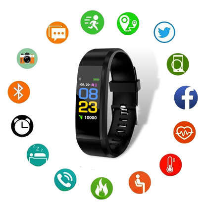 Senioren Smartwatch Groot Display Gezondheidsfuncties