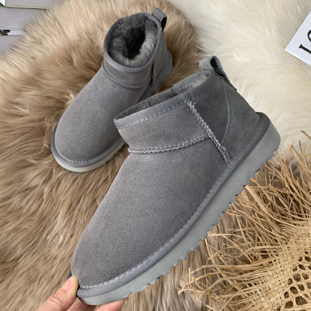SnowFleece™ - Warme Enkellaarsjes met Luxe Fleece Voering