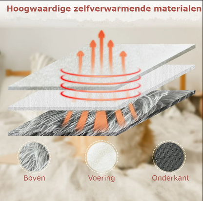 SnugglePaw™ - Luxe Huisdierenbed voor Honden en Katten