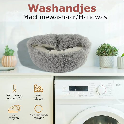 SnugglePaw™ - Luxe Huisdierenbed voor Honden en Katten