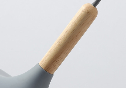 Retro Pendellamp Houten Armatuur Pastelkleurig Metalen Kap