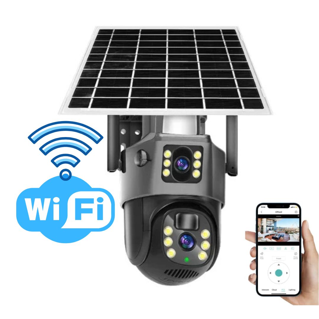 SolarScope 4K - Draadloze 4K-beveiligingscamera met zonnepaneel | 360°-zicht, 10x zoom en bewegingsdetectie via app 2