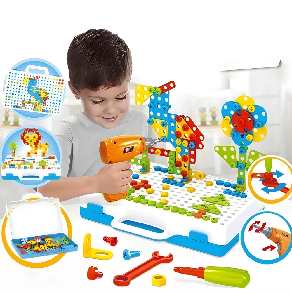 Kinderen Constructieset Boor Speelgoed Bouwen