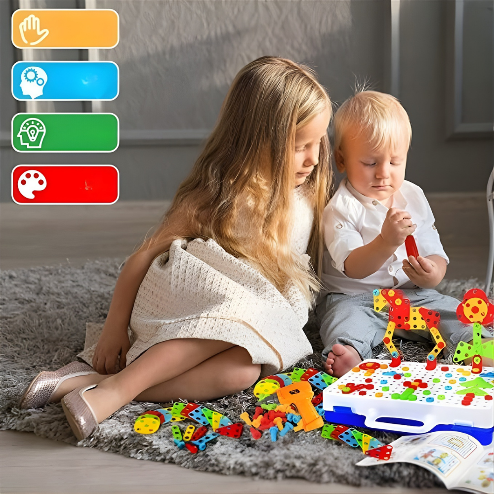 Kinderen Constructieset Boor Speelgoed Bouwen