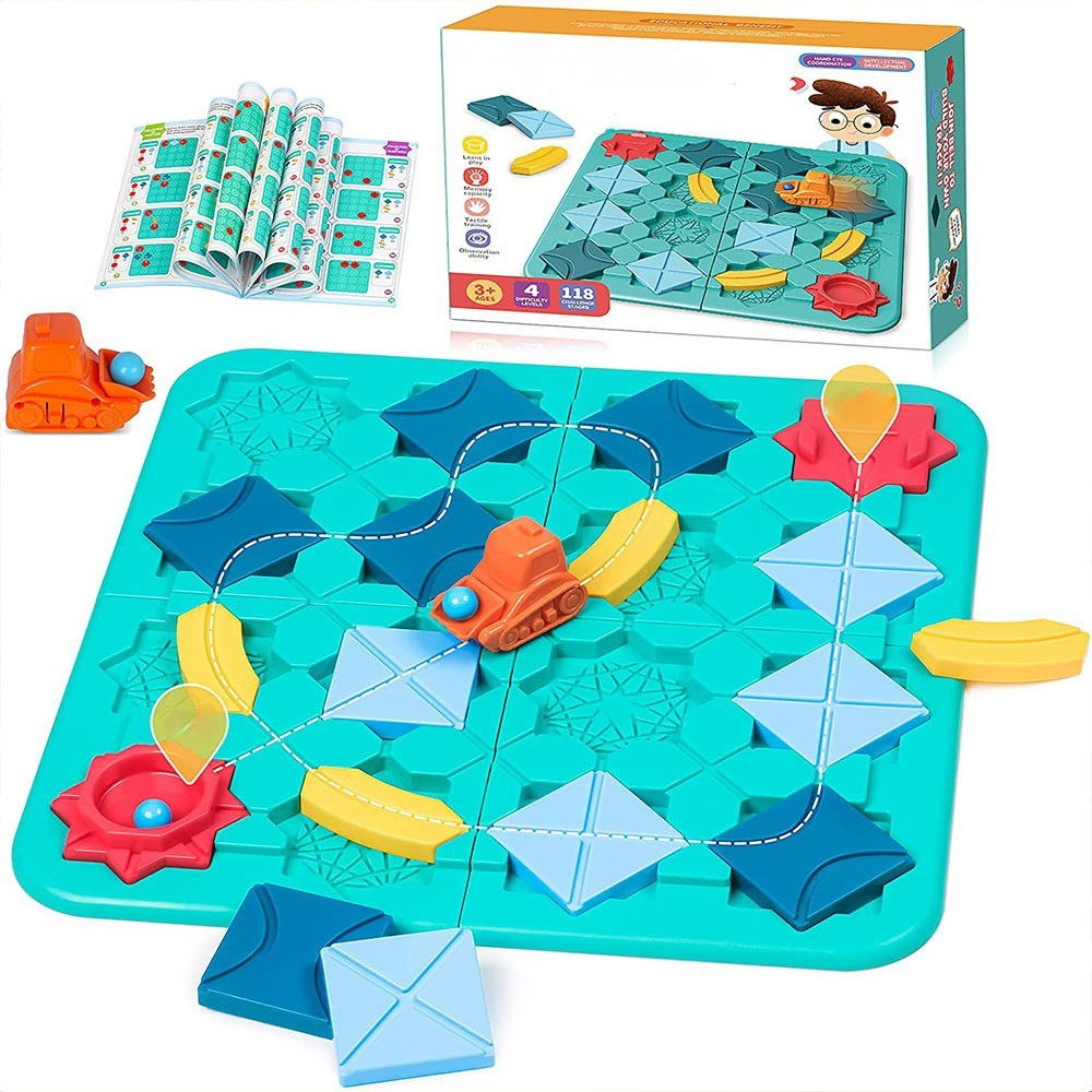 Kinderpuzzel Auto Bouwen met Logica Speelgoed