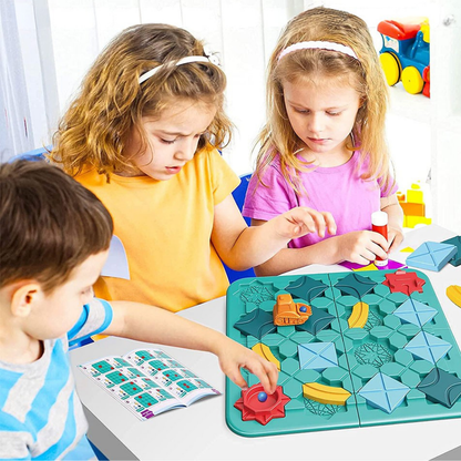 Kinderpuzzel Auto Bouwen met Logica Speelgoed