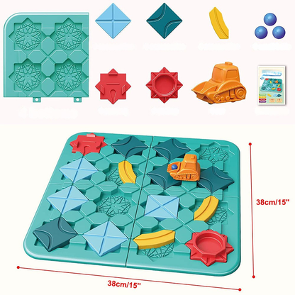 Kinderpuzzel Auto Bouwen met Logica Speelgoed
