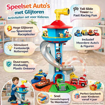 Kinder Racebaan Speelgoed Auto's Glijtoren Set