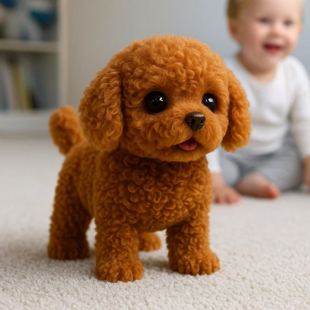 Interactieve Pluche Hond Speelgoed Robot met Beweging