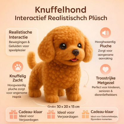 Interactieve Pluche Hond Speelgoed met Bewegingen