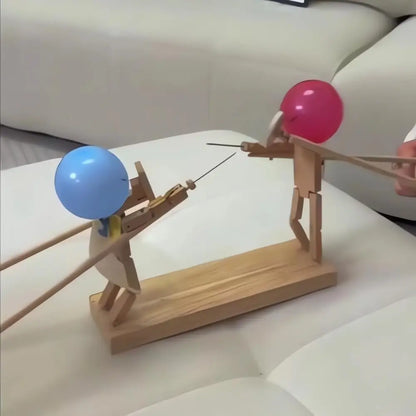 Houten Duelspel voor 2 Spelers Actief Balspel voor Kinderen
