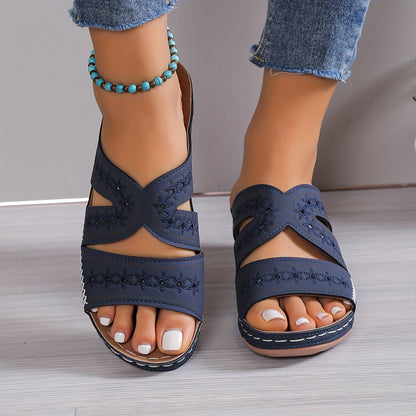 StapGemak™ – Comfortabele Dames Sandalen met Ergonomisch Voetbed