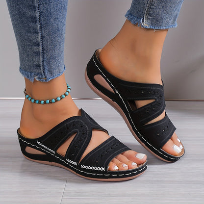 StapGemak™ – Comfortabele Dames Sandalen met Ergonomisch Voetbed