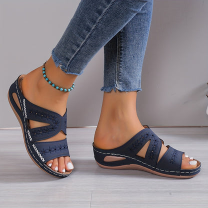 StapGemak™ – Comfortabele Dames Sandalen met Ergonomisch Voetbed
