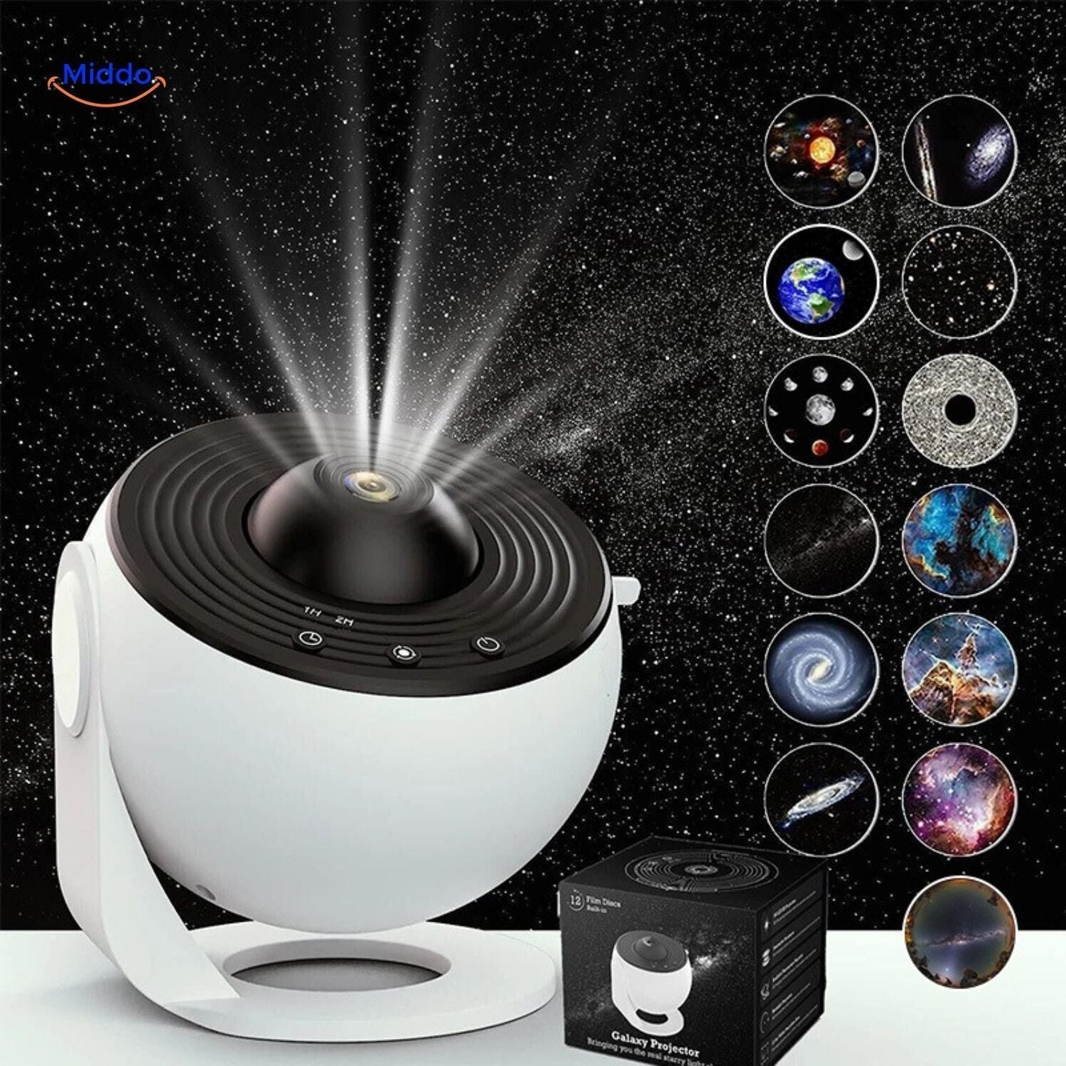 Sterprojector Lamp Magische Sterrenhemel voor Kinderkamer - Velinix