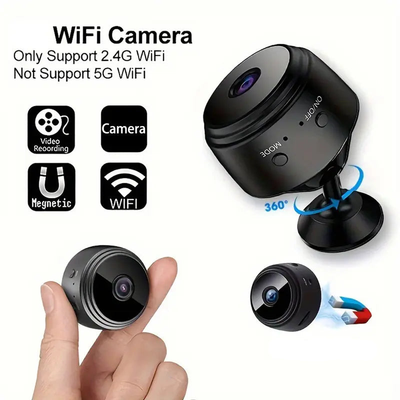 StealthCam™ Mini Magnetische HD Beveiligingscamera