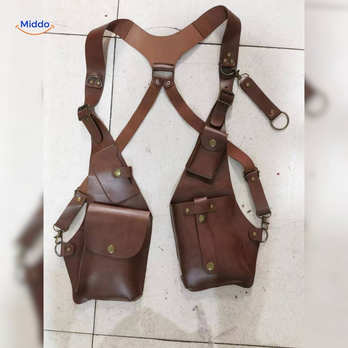 Leren Schouderholster Retro Stijl Veelzijdig - Velinix