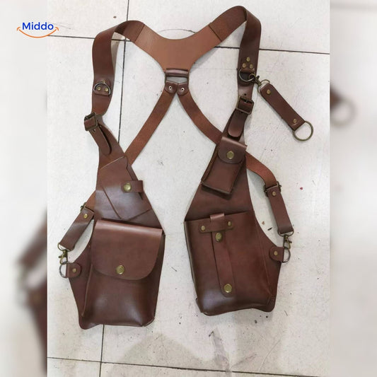 Leren Schouderholster Retro Stijl Veelzijdig - Velinix