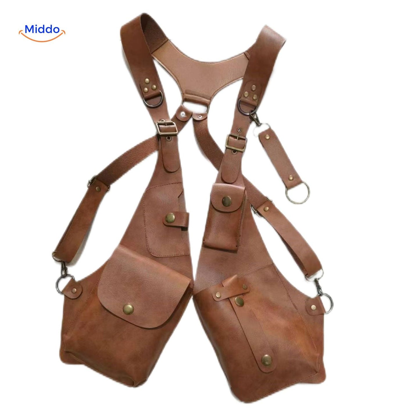 Leren Schouderholster Retro Stijl Veelzijdig