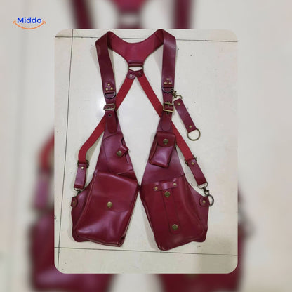 Leren Schouderholster Retro Stijl Veelzijdig