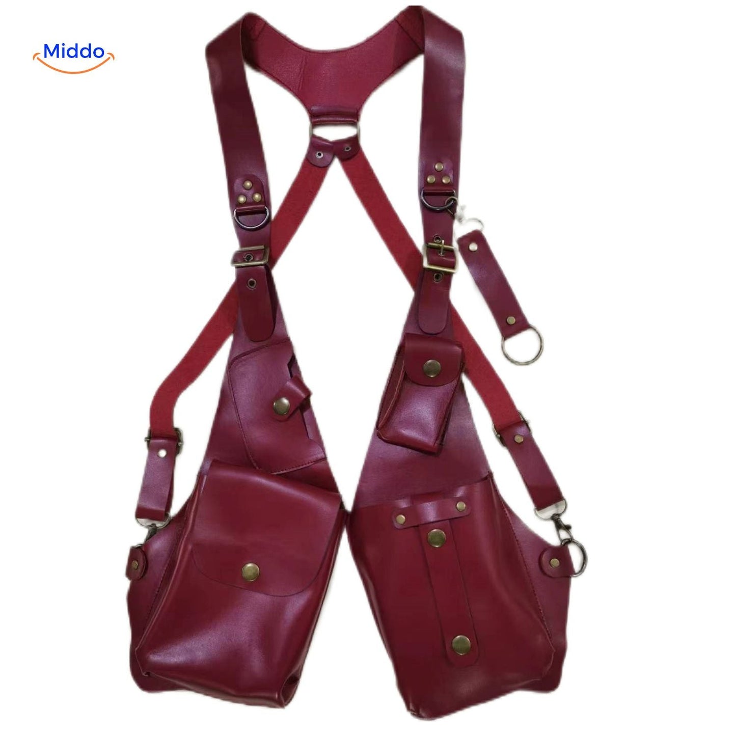 Leren Schouderholster Retro Stijl Veelzijdig