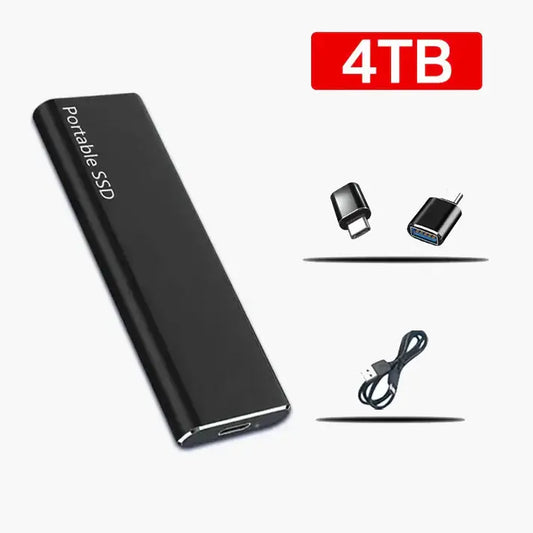 Storimax™ 4TB USB-C Externe Harde Schijf – Ultra-Dun & Supersnel
