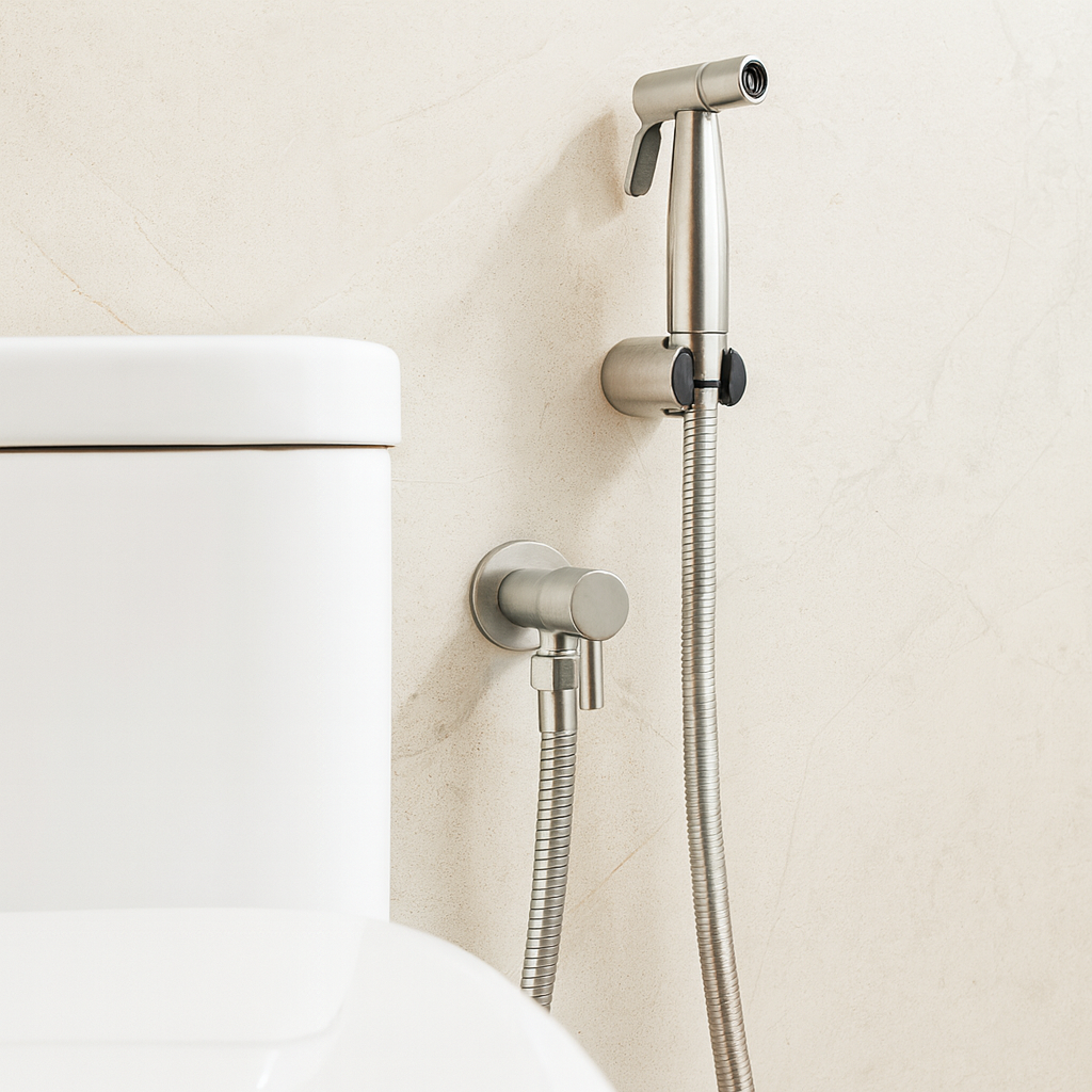 Bidet Sproeier Roestvrij Staal Verstelbare Stralen - Velinix