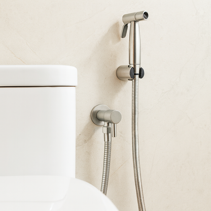 Bidet Sproeier Roestvrij Staal Verstelbare Stralen - Velinix