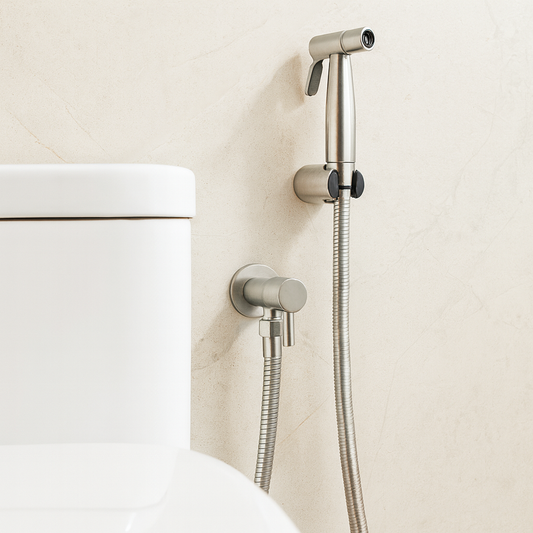 Bidet Sproeier Roestvrij Staal Verstelbare Stralen - Velinix