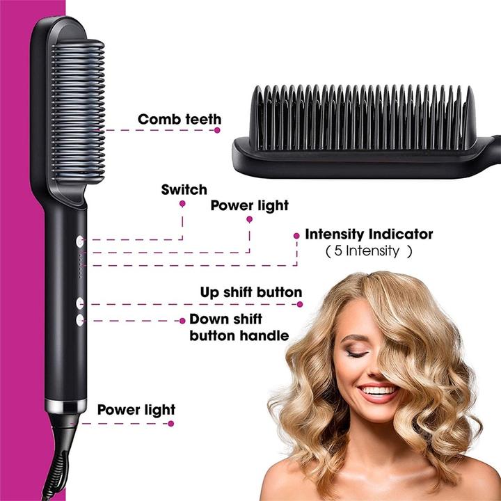 StylePro™ Professionele Stijlkam – Zijdezacht Haar in Eén Stap