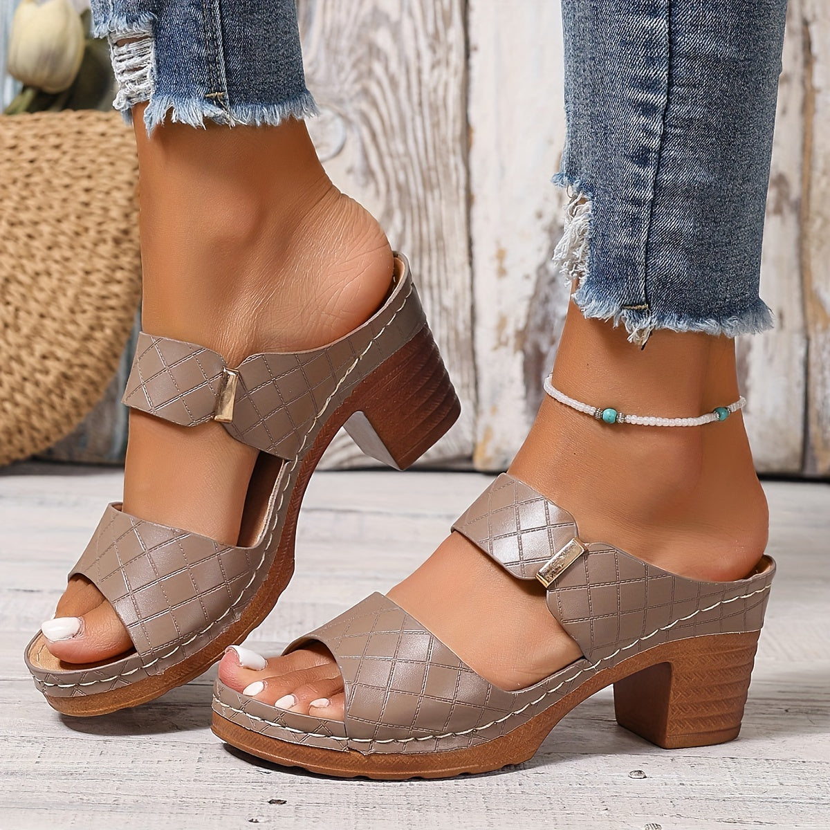 Variant image for StyleVita™ – Dames Sandalen met Blokhak en Ademend Comfort voor Zomer-49