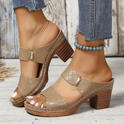 StyleVita™ – Dames Sandalen met Blokhak en Ademend Comfort voor Zomer-4