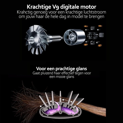 StyleWave™ 5-in-1 Haarstyler – Krachtige 1000W Föhn & Stijltang in Één