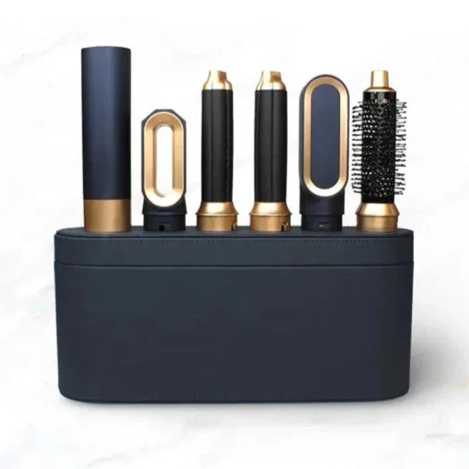 StyleWave™ 5-in-1 Haarstyler – Krachtige 1000W Föhn & Stijltang in Één