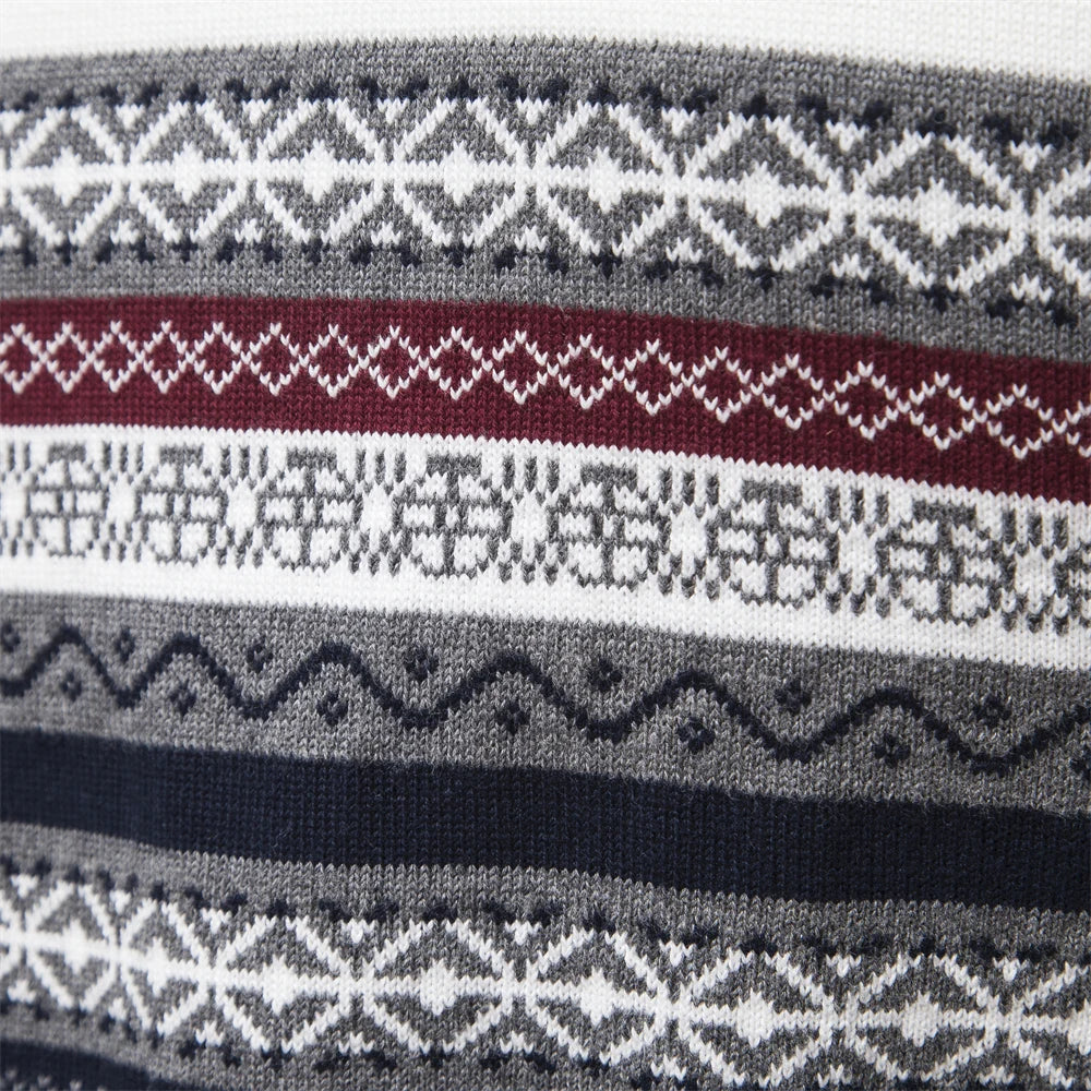 Retro Trui Heren Uniek Patroon Comfortabel Design
