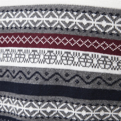 Retro Trui Heren Uniek Patroon Comfortabel Design