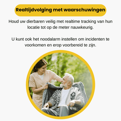 Suitelynx™ – GPS Tracker Voor Senioren – Realtime Tracking Zonder Abonnement