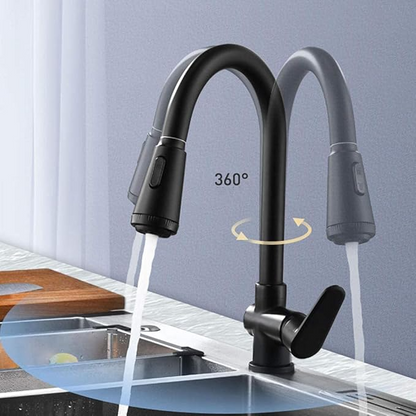Kraan Met Uittrekbare Spuit Sensor Moderne Design