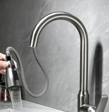 Kraan Met Uittrekbare Spuit Sensor Moderne Design
