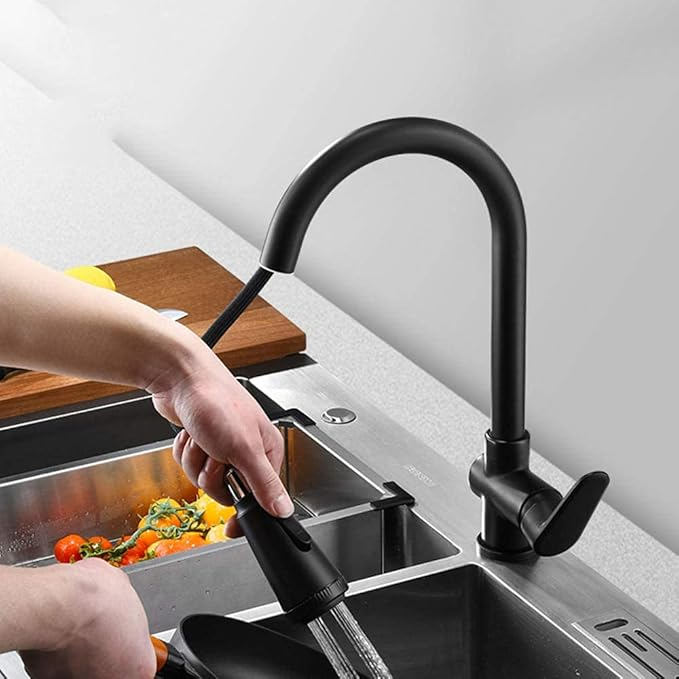 Kraan Met Uittrekbare Spuit Sensor Moderne Design - Velinix