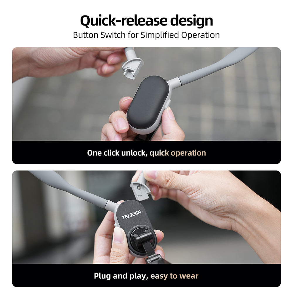 Telefoon Nekhouder Magnetisch Handsfree Houder voor Auto en Reizen
