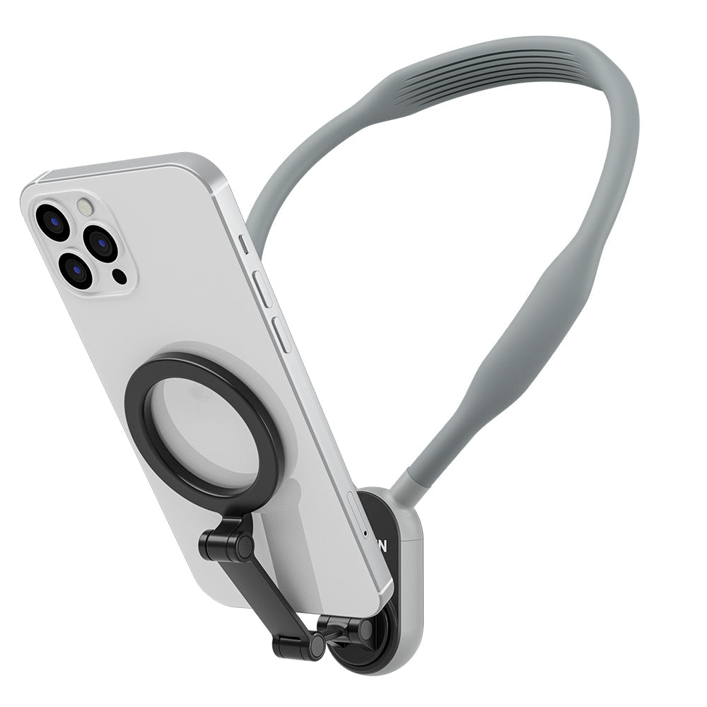 Telefoon Nekhouder Magnetisch Handsfree Houder voor Auto en Reizen - Velinix