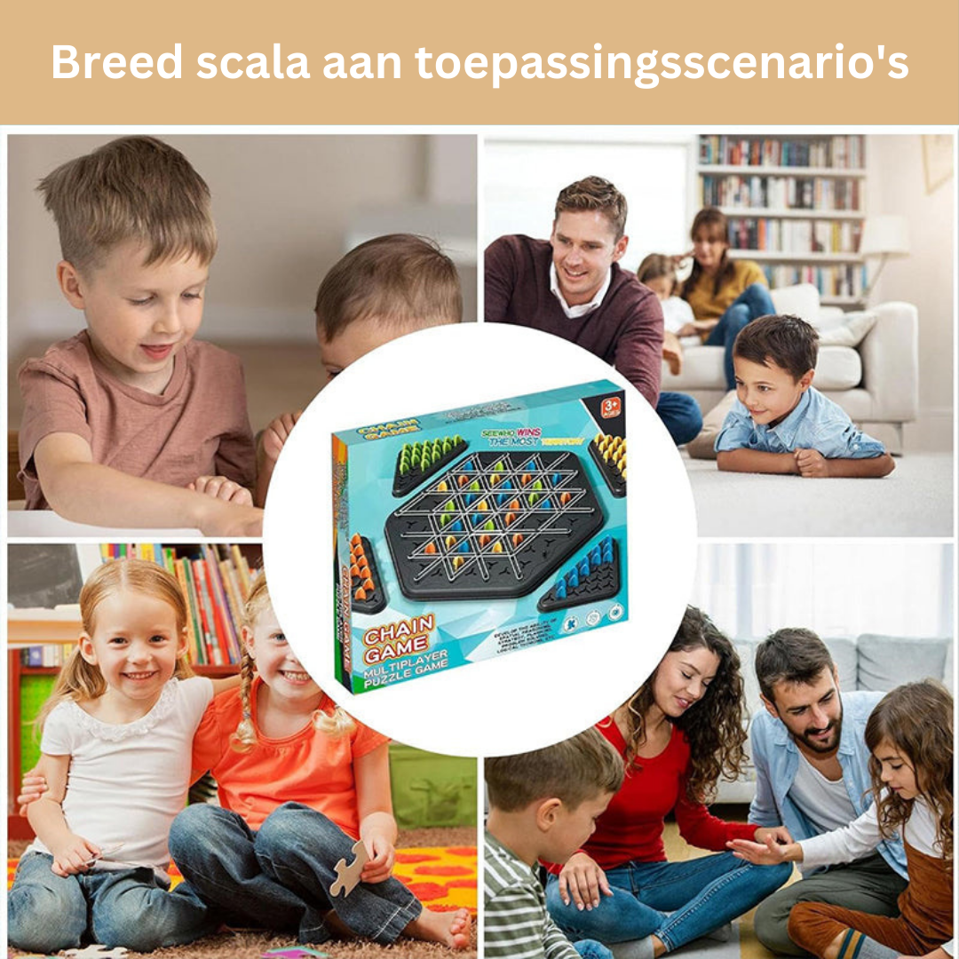 Ketting Spel Driehoek voor Kinderen Leer speels Rekenen en Denken