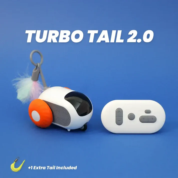 Kat Speeltje TurboTail 2.0 Actief en Gelukkig