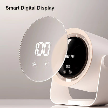 Turbo Ventilator Stil met LED Display voor Slaapkamer en Woonkamer